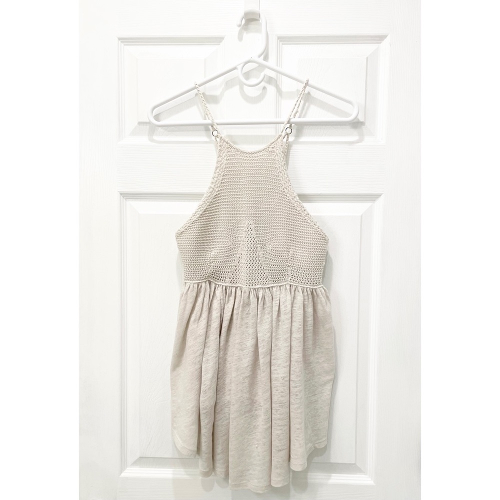 Free People Road Trip Crochet Tank Top